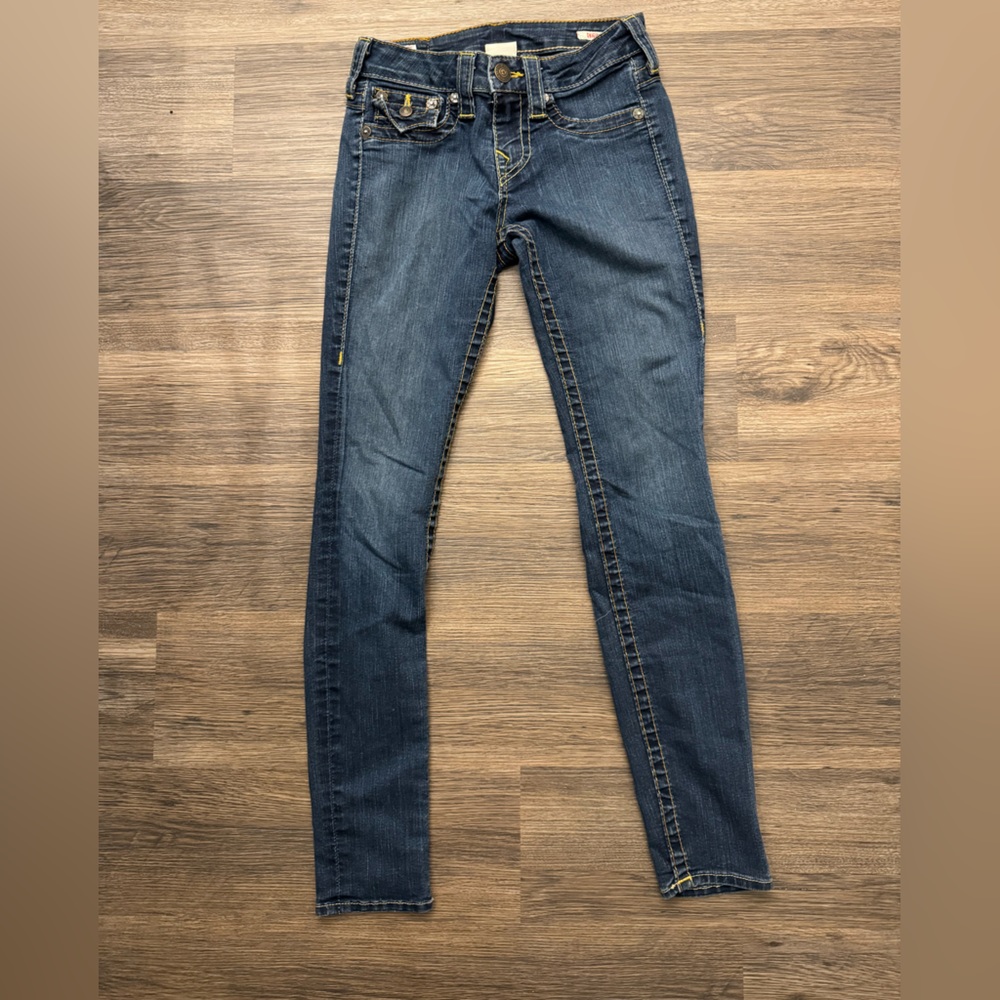 True Religion Dark wash skinny jean